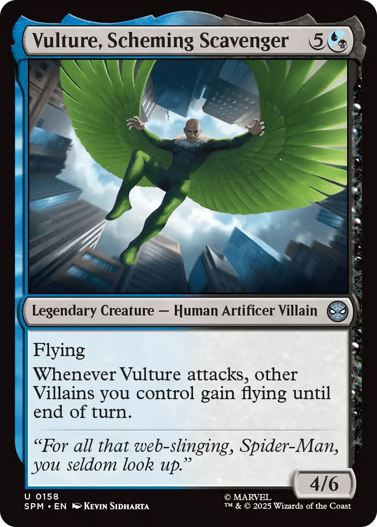 Vulture, Scheming Scavenger [Marvel's Spider-Man] MTG Single Magic: The Gathering  | Multizone: Comics And Games