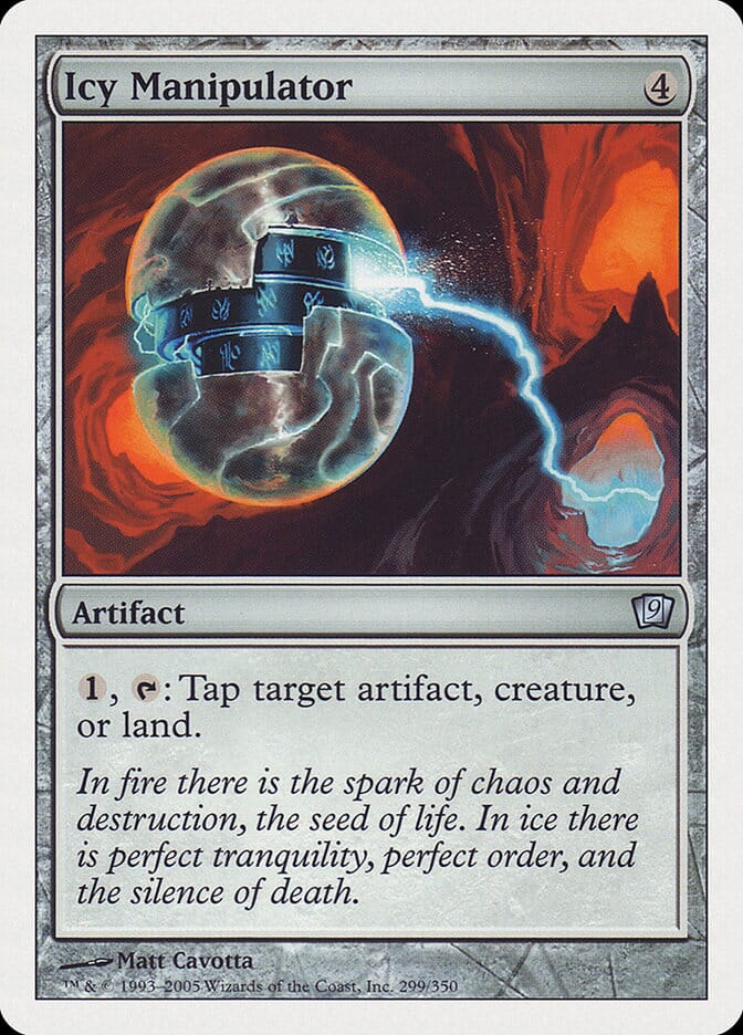 Icy Manipulator (9th Edition) [Oversize Cards] MTG Single Magic: The Gathering  | Multizone: Comics And Games