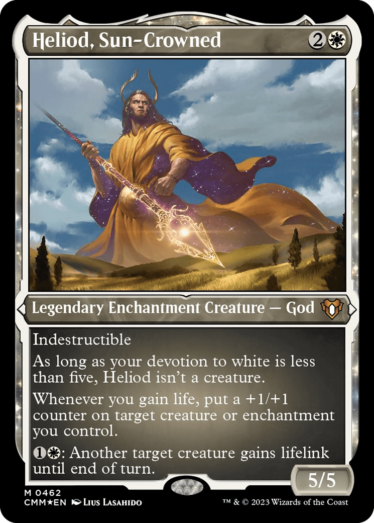 Heliod, Sun-Crowned (Foil Etched) [Commander Masters] MTG Single Magic: The Gathering  | Multizone: Comics And Games