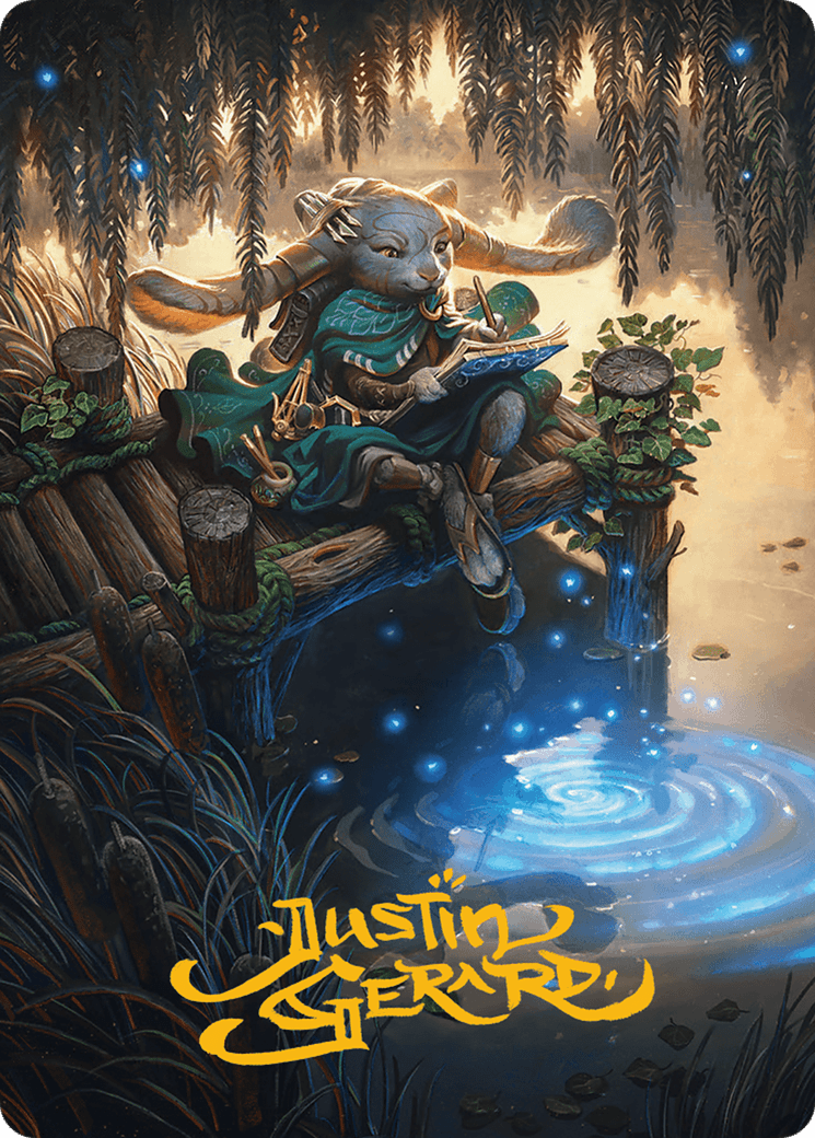 Tamiyo, Field Researcher Art Card (Gold-Stamped Signature) [Bloomburrow Art Series] MTG Single Magic: The Gathering  | Multizone: Comics And Games