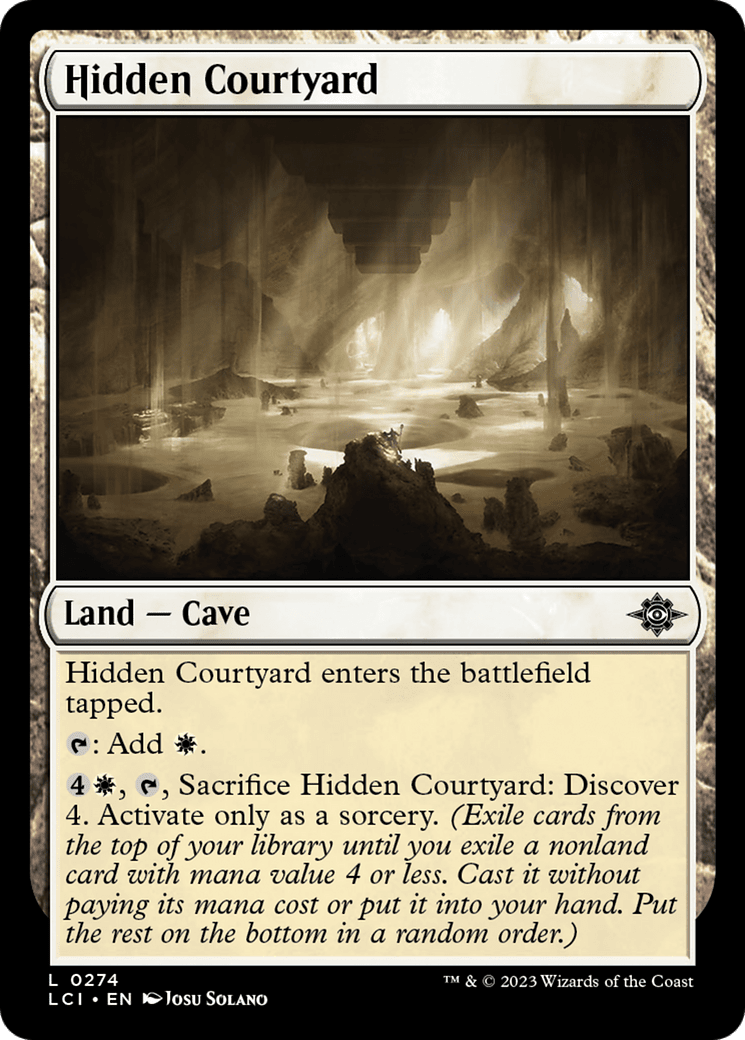 Hidden Courtyard [The Lost Caverns of Ixalan] MTG Single Magic: The Gathering  | Multizone: Comics And Games