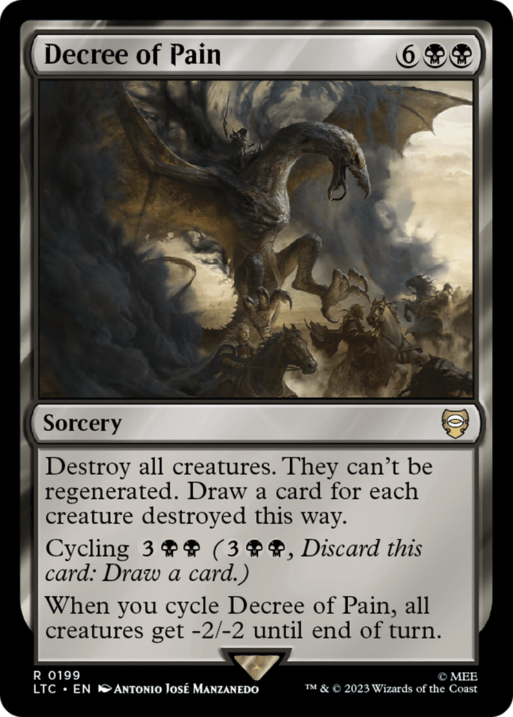 Decree of Pain [The Lord of the Rings: Tales of Middle-Earth Commander] MTG Single Magic: The Gathering  | Multizone: Comics And Games