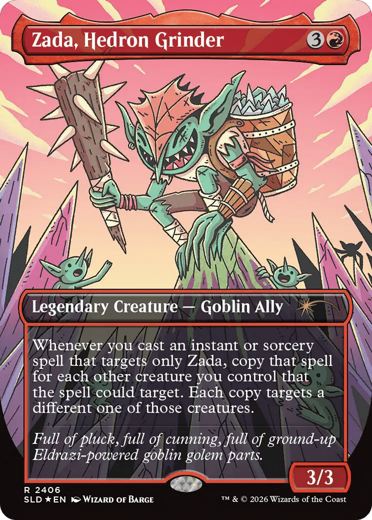 Zada, Hedron Grinder (Display Commander) - Thick Stock [Secret Lair Drop Series] MTG Single Magic: The Gathering  | Multizone: Comics And Games