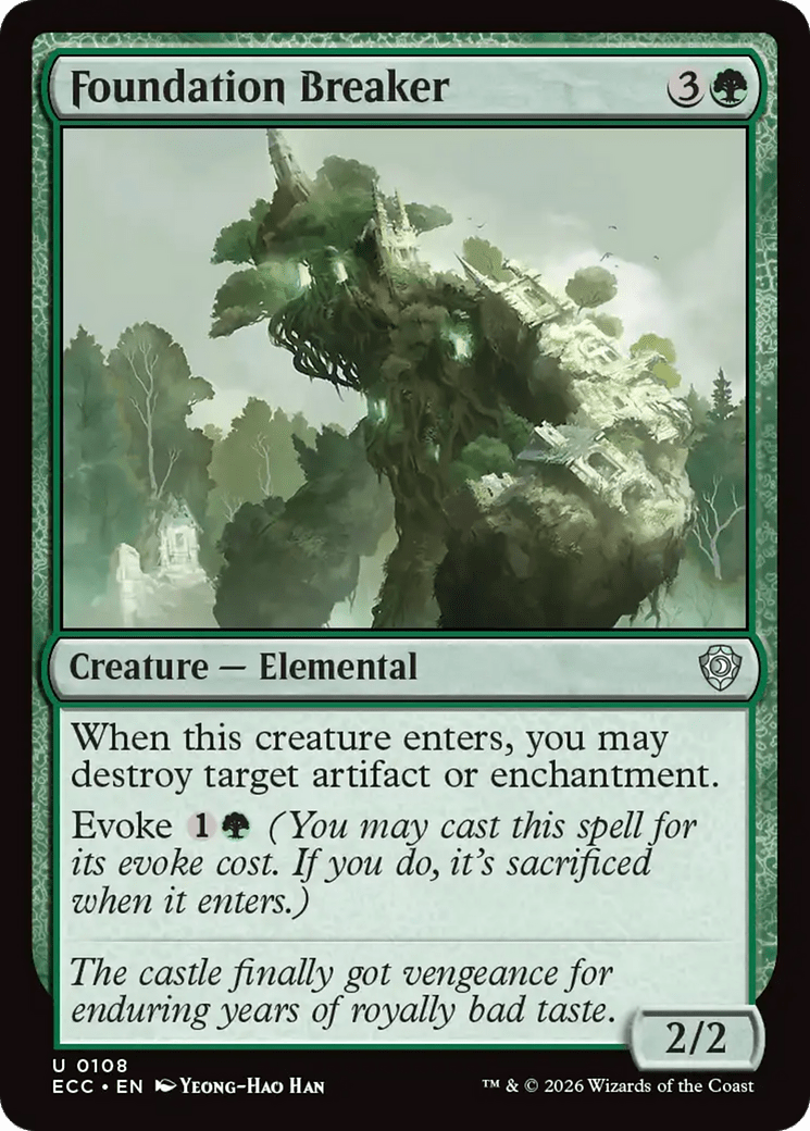 Foundation Breaker [Lorwyn Eclipsed Commander] MTG Single Magic: The Gathering  | Multizone: Comics And Games