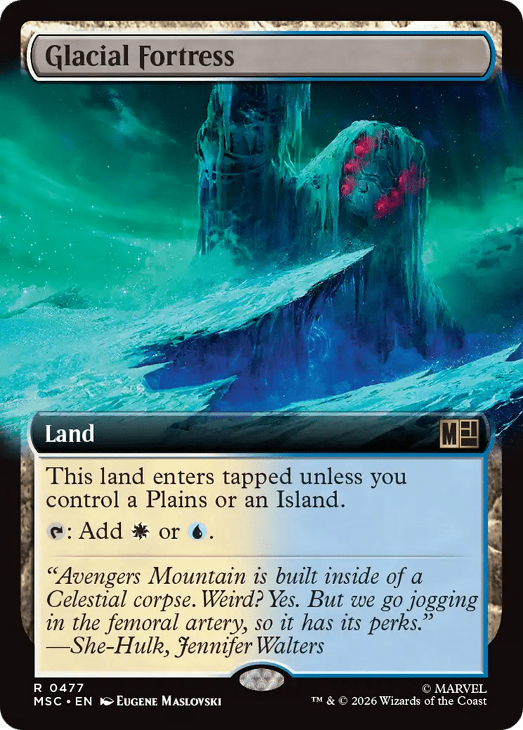 Glacial Fortress (Extended Art) [Marvel Super Heroes Commander] | Multizone: Comics And Games