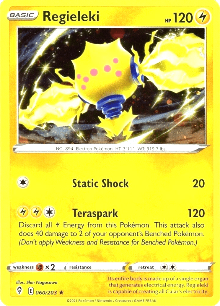 Regieleki (060/203) (Cosmos Holo) [Sword & Shield: Evolving Skies] Pokemon Single Pokémon  | Multizone: Comics And Games