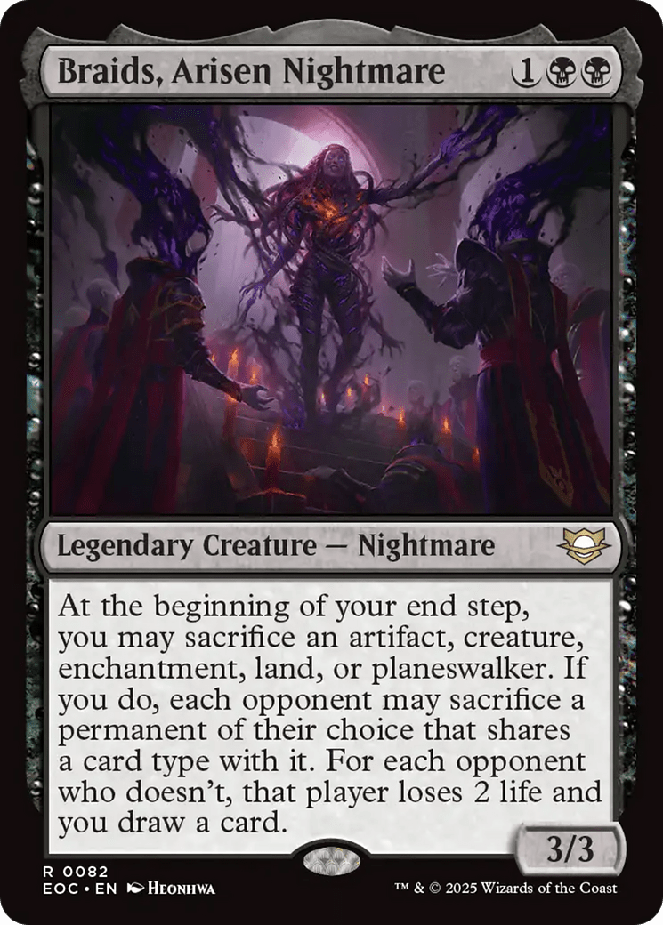 Braids, Arisen Nightmare [Edge of Eternities Commander] MTG Single Magic: The Gathering  | Multizone: Comics And Games
