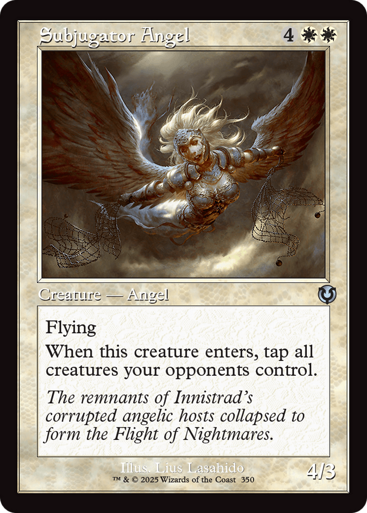 Subjugator Angel (Retro Frame) [Innistrad Remastered] MTG Single Magic: The Gathering  | Multizone: Comics And Games