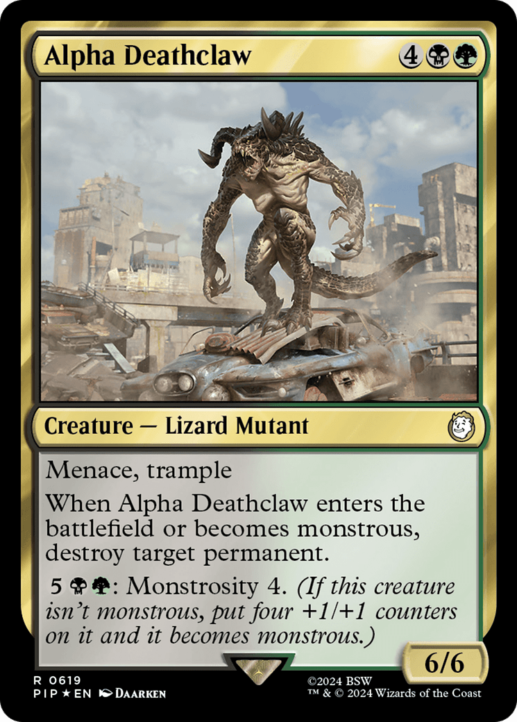 Alpha Deathclaw (Surge Foil) [Fallout] MTG Single Magic: The Gathering  | Multizone: Comics And Games
