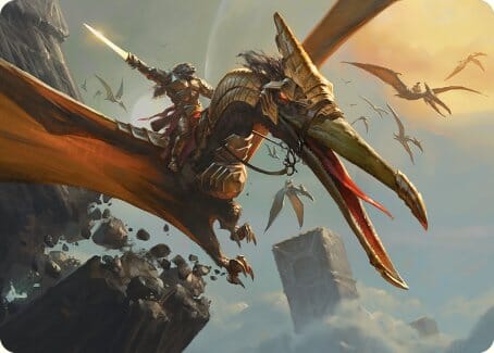 Skyhunter Strike Force Art Card [Phyrexia: All Will Be One Art Series] MTG Single Magic: The Gathering  | Multizone: Comics And Games