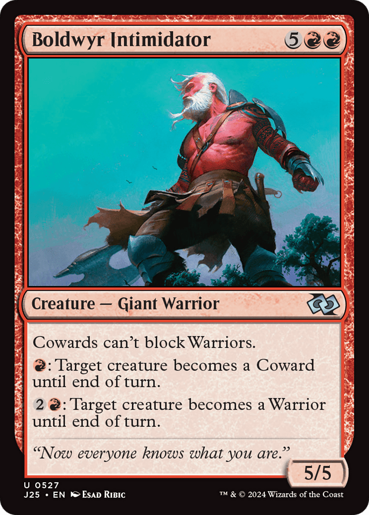Boldwyr Intimidator [Foundations Jumpstart] MTG Single Magic: The Gathering  | Multizone: Comics And Games