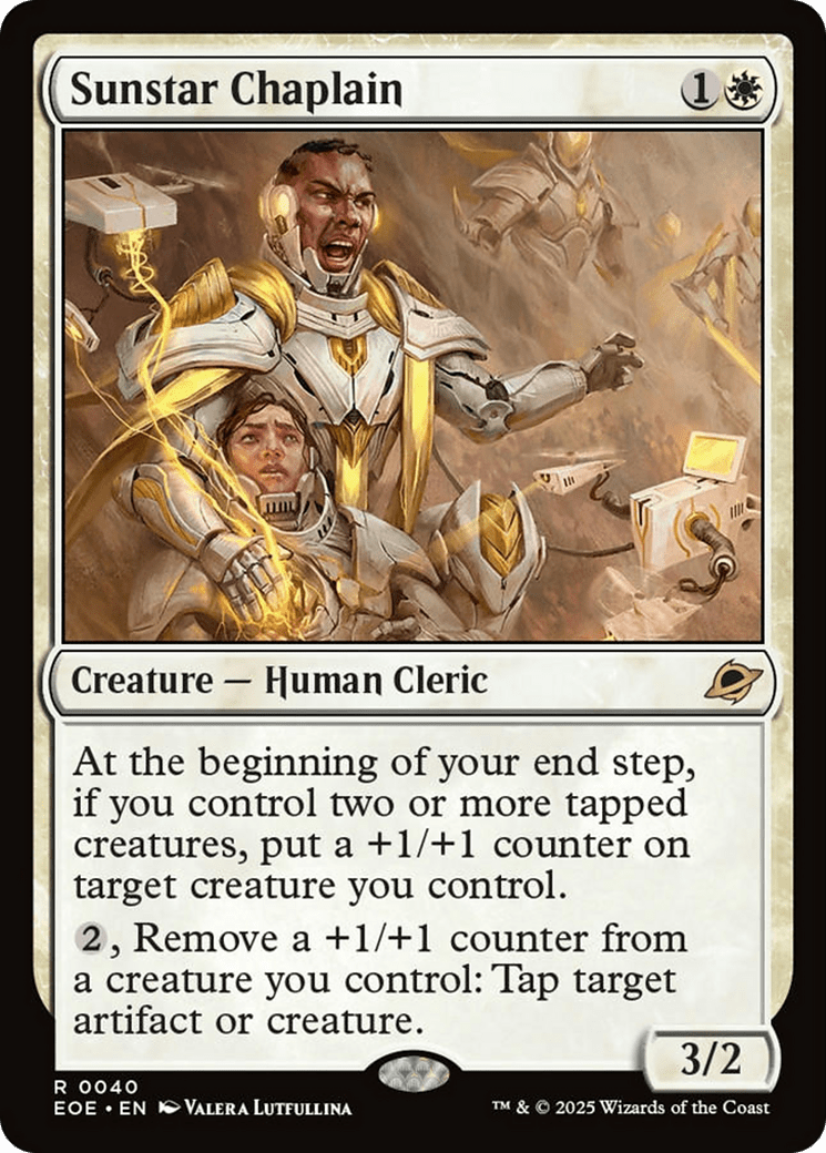 Sunstar Chaplain [Edge of Eternities] MTG Single Magic: The Gathering  | Multizone: Comics And Games