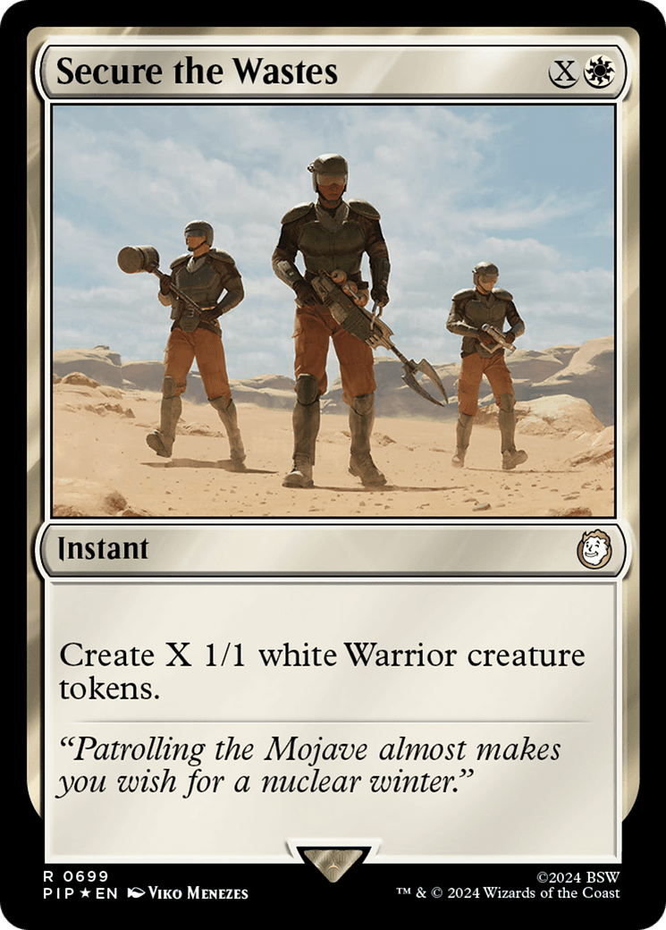Secure the Wastes (Surge Foil) [Fallout] MTG Single Magic: The Gathering  | Multizone: Comics And Games
