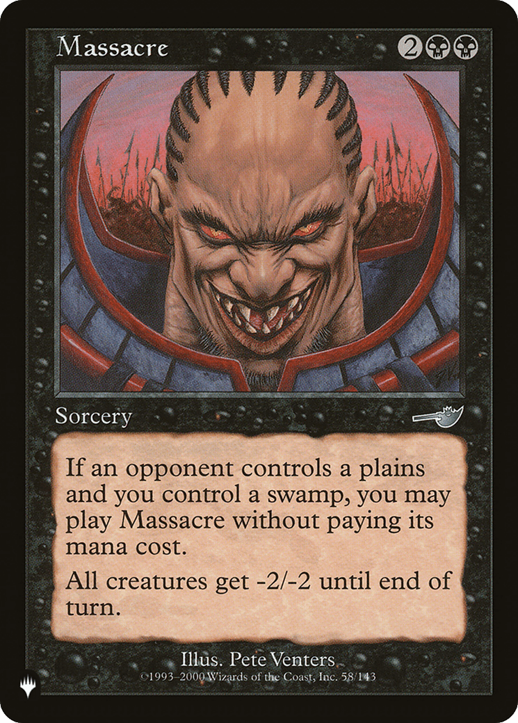 Massacre [The List] MTG Single Magic: The Gathering  | Multizone: Comics And Games