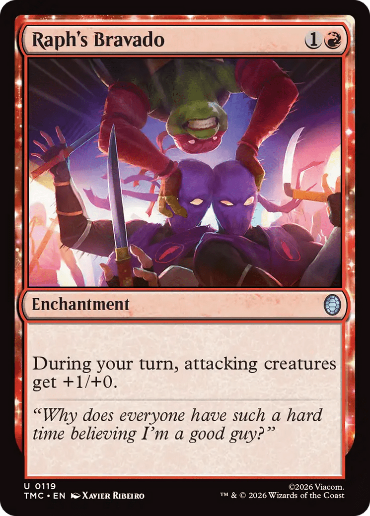 Raph's Bravado [Teenage Mutant Ninja Turtles Commander] MTG Single Magic: The Gathering  | Multizone: Comics And Games