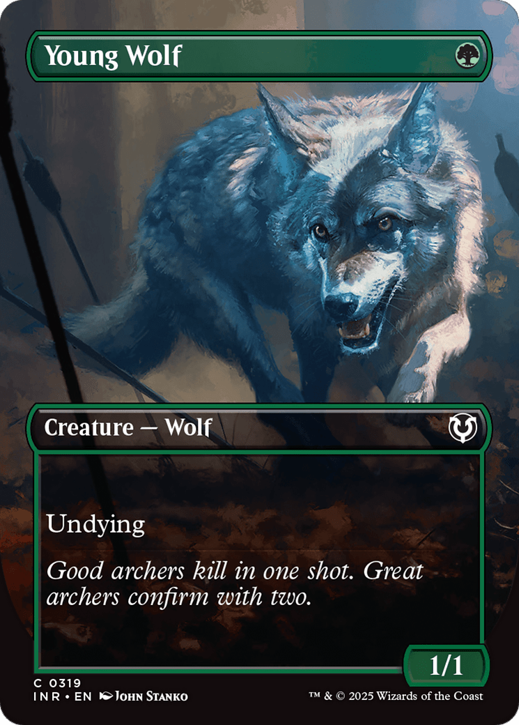 Young Wolf (Borderless) [Innistrad Remastered] MTG Single Magic: The Gathering  | Multizone: Comics And Games