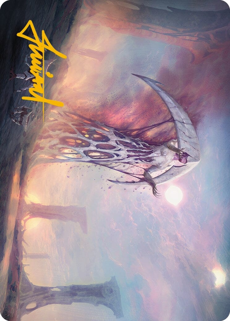 White Sun's Twilight Art Card (Gold-Stamped Signature) [Phyrexia: All Will Be One Art Series] MTG Single Magic: The Gathering  | Multizone: Comics And Games