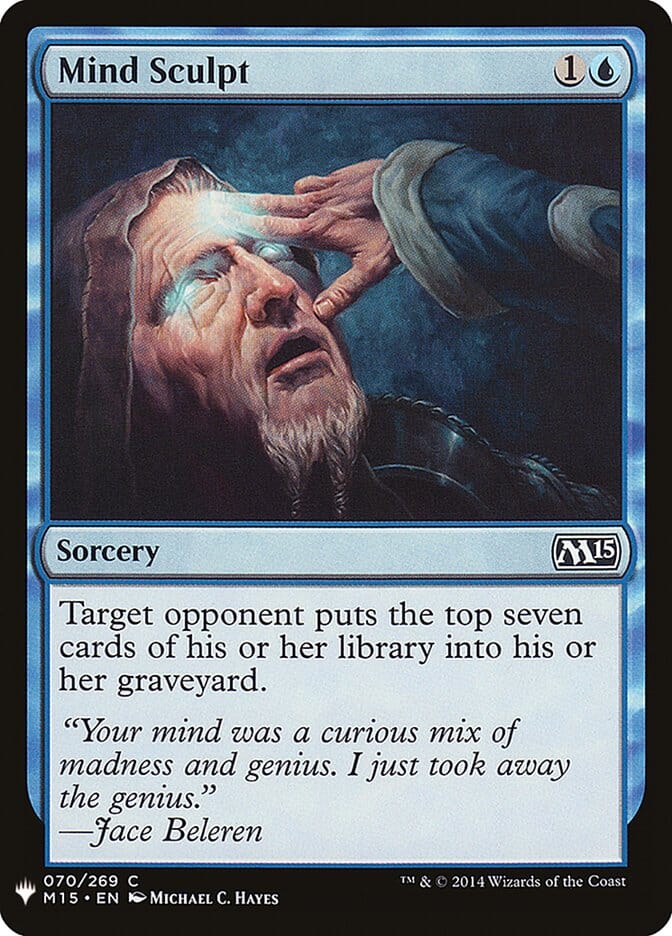 Mind Sculpt [Mystery Booster] MTG Single Magic: The Gathering  | Multizone: Comics And Games