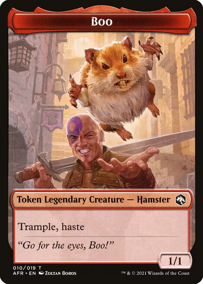 Boo Token [Dungeons & Dragons: Adventures in the Forgotten Realms Tokens] MTG Single Magic: The Gathering  | Multizone: Comics And Games