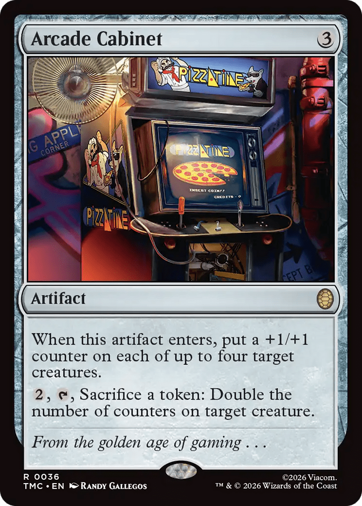 Arcade Cabinet [Teenage Mutant Ninja Turtles Commander] MTG Single Magic: The Gathering  | Multizone: Comics And Games