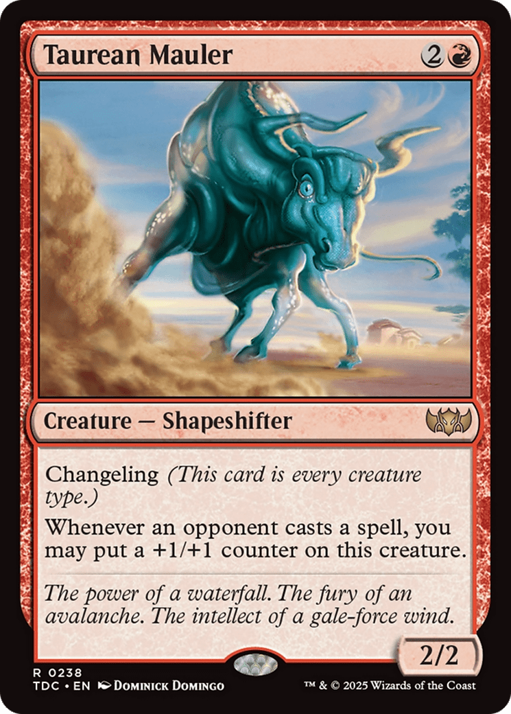 Taurean Mauler [Tarkir: Dragonstorm Commander] MTG Single Magic: The Gathering  | Multizone: Comics And Games