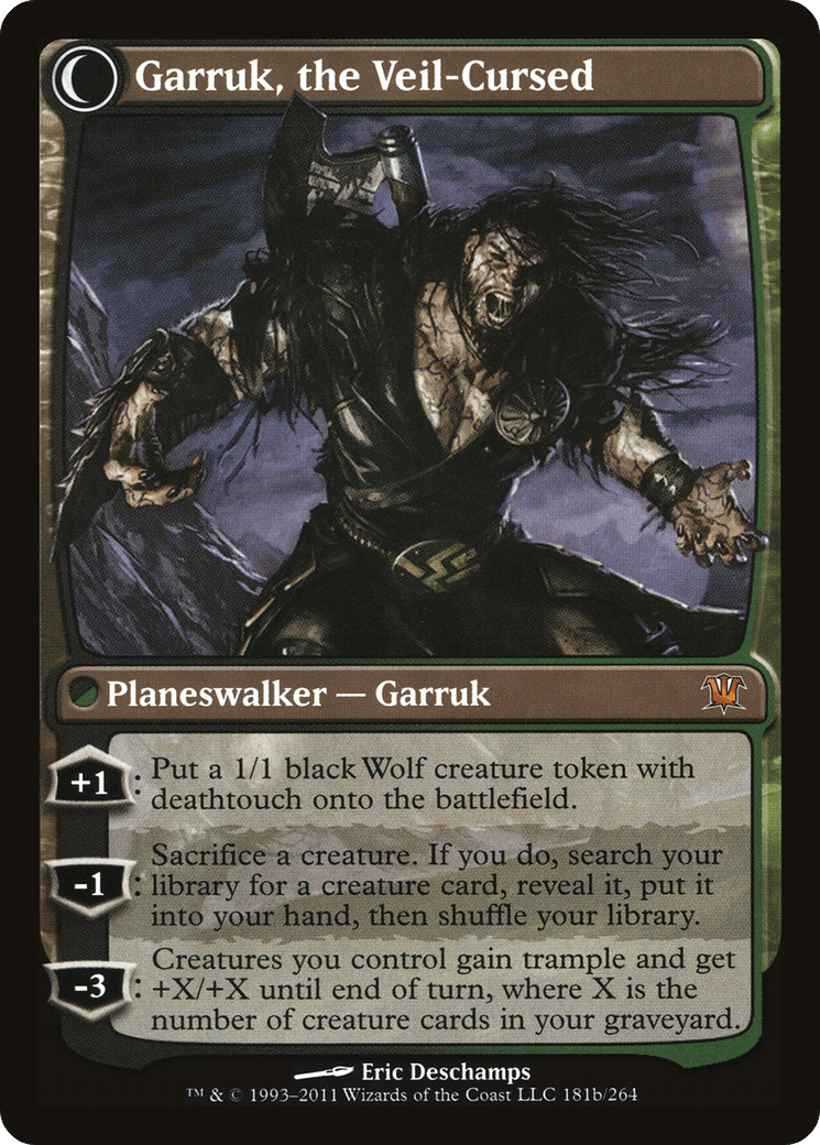 Garruk Relentless // Garruk, the Veil-Cursed [Secret Lair: From Cute to Brute] MTG Single Magic: The Gathering  | Multizone: Comics And Games