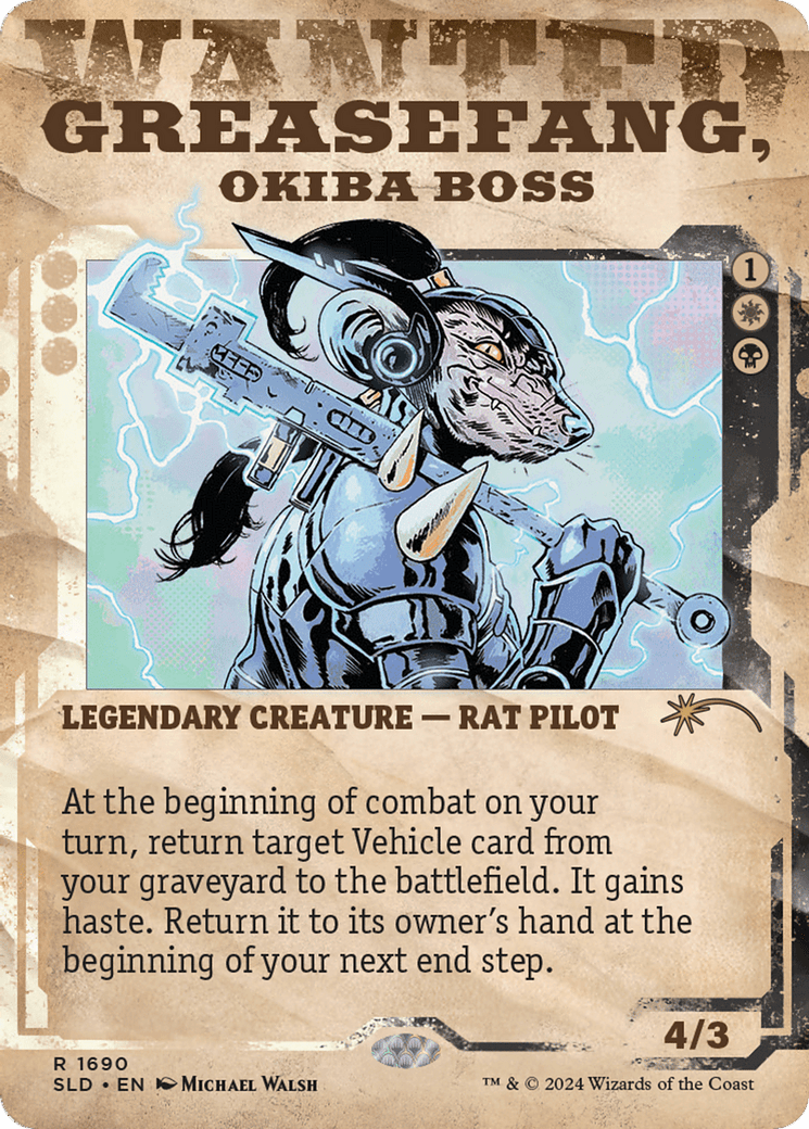 Greasefang, Okiba Boss [Secret Lair Drop Series] MTG Single Magic: The Gathering  | Multizone: Comics And Games