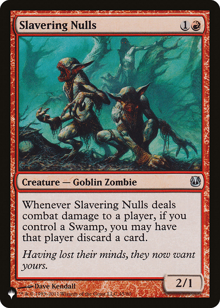 Slavering Nulls [The List] MTG Single Magic: The Gathering  | Multizone: Comics And Games
