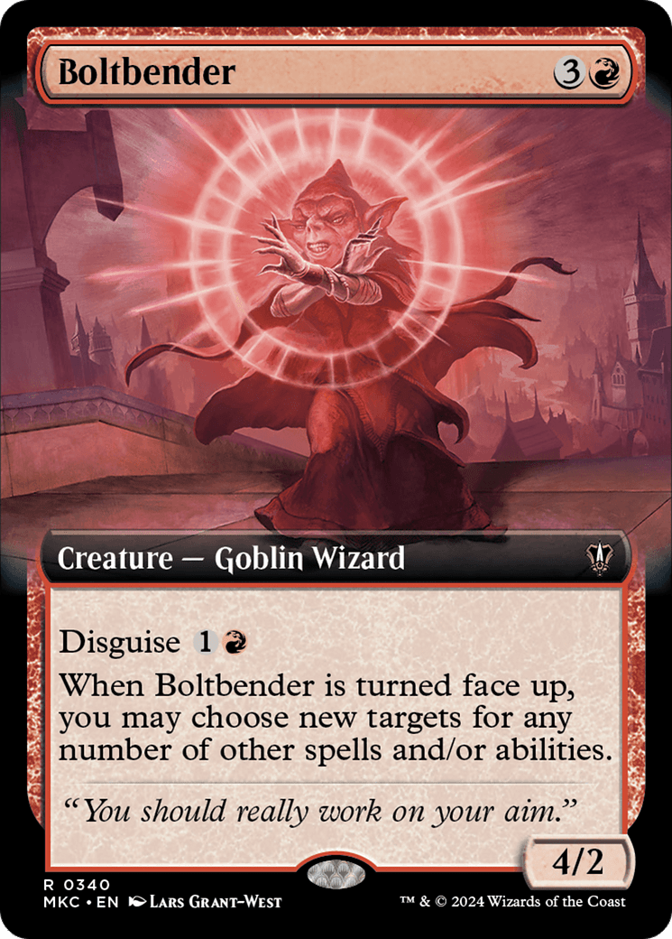 Boltbender (Extended Art) [Murders at Karlov Manor Commander] MTG Single Magic: The Gathering  | Multizone: Comics And Games