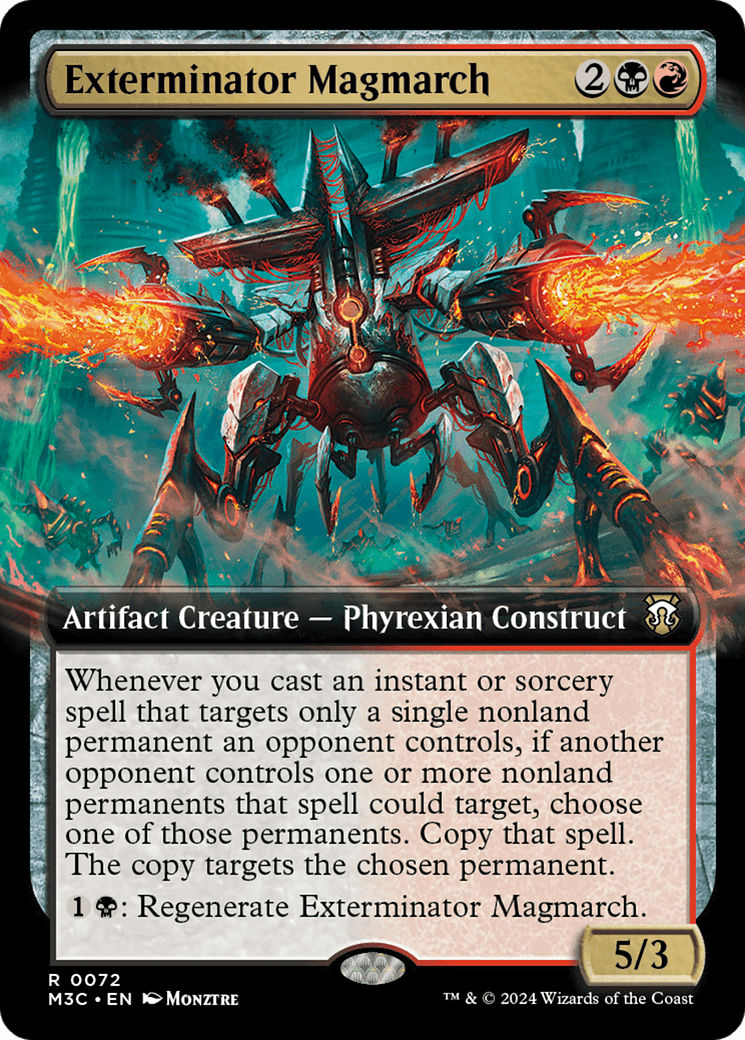 Exterminator Magmarch (Extended Art) [Modern Horizons 3 Commander] MTG Single Magic: The Gathering  | Multizone: Comics And Games