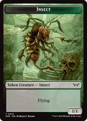 Insect (0013) // Spider Double-Sided Token [Duskmourn: House of Horror Tokens] MTG Single Magic: The Gathering  | Multizone: Comics And Games