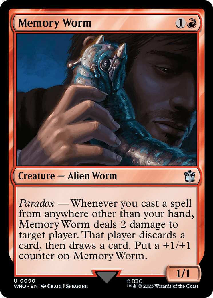 Memory Worm [Doctor Who] MTG Single Magic: The Gathering  | Multizone: Comics And Games