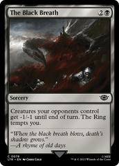 The Black Breath [The Lord of the Rings: Tales of Middle-Earth] MTG Single Magic: The Gathering  | Multizone: Comics And Games