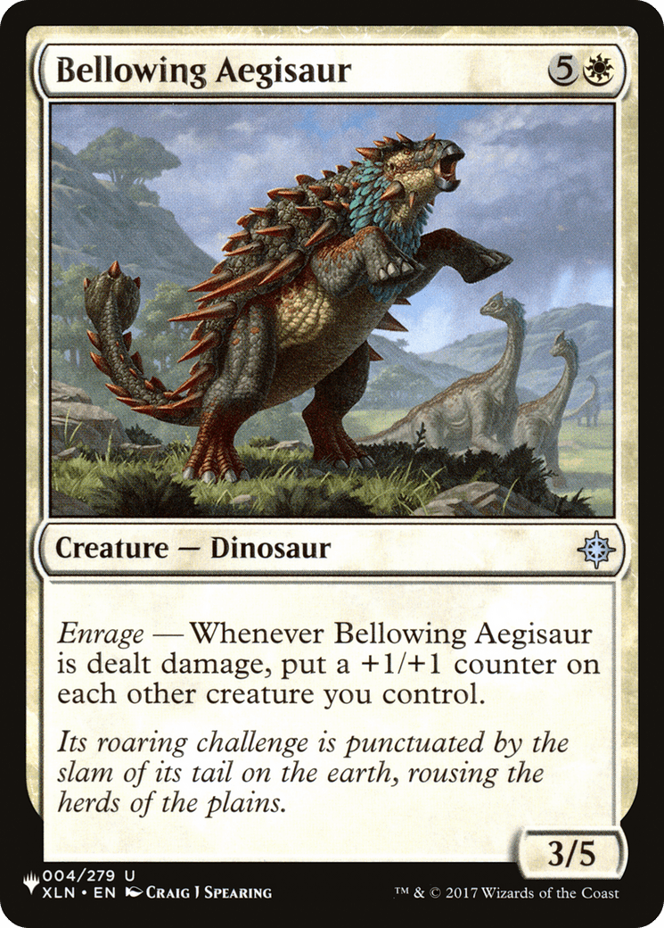 Bellowing Aegisaur [The List] MTG Single Magic: The Gathering  | Multizone: Comics And Games