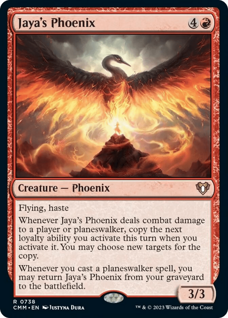Jaya's Phoenix [Commander Masters] MTG Single Magic: The Gathering  | Multizone: Comics And Games