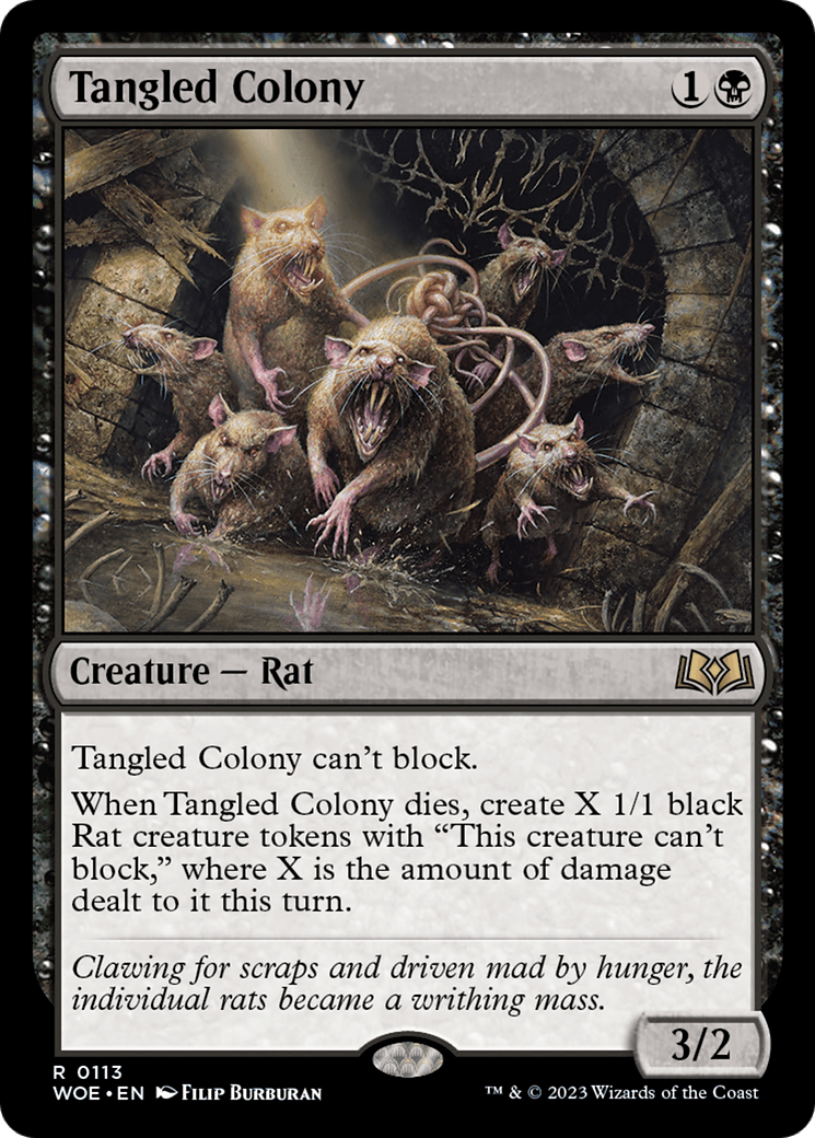 Tangled Colony [Wilds of Eldraine] MTG Single Magic: The Gathering  | Multizone: Comics And Games