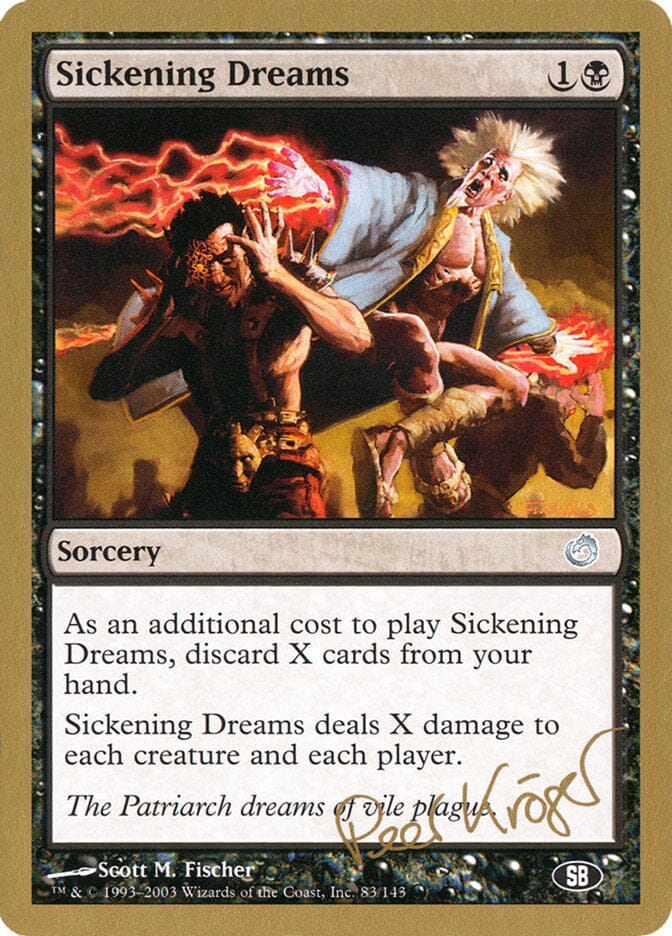 Sickening Dreams (Peer Kroger) (SB) [World Championship Decks 2003] MTG Single Magic: The Gathering  | Multizone: Comics And Games