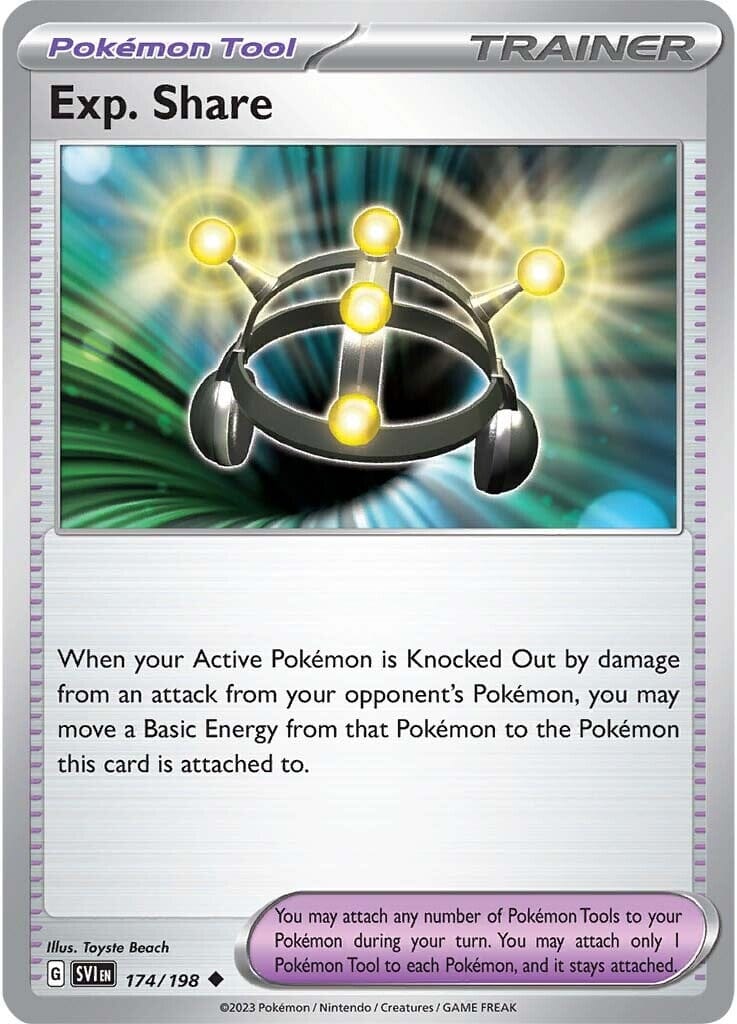 Exp. Share (174/198) [Scarlet & Violet: Base Set] Pokemon Single Pokémon  | Multizone: Comics And Games