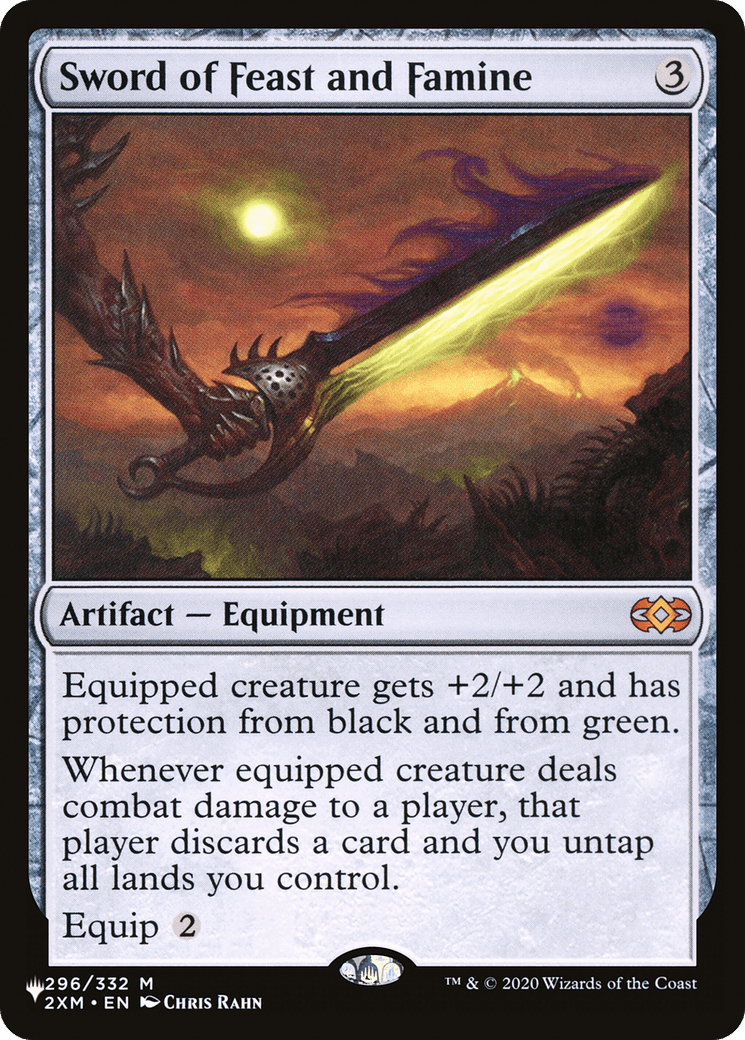 Sword of Feast and Famine [The List] MTG Single Magic: The Gathering  | Multizone: Comics And Games