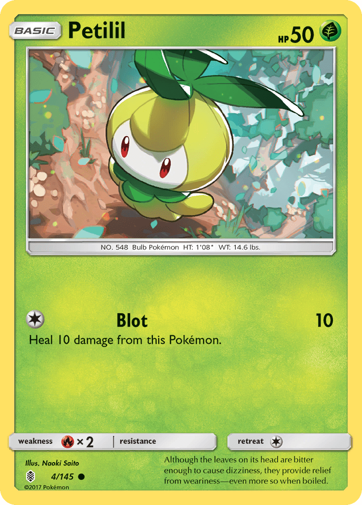 Petilil (4/145) [Sun & Moon: Guardians Rising] Pokemon Single Pokémon  | Multizone: Comics And Games