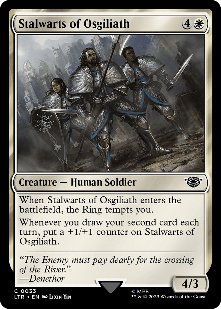 Stalwarts of Osgiliath [The Lord of the Rings: Tales of Middle-Earth] MTG Single Magic: The Gathering  | Multizone: Comics And Games