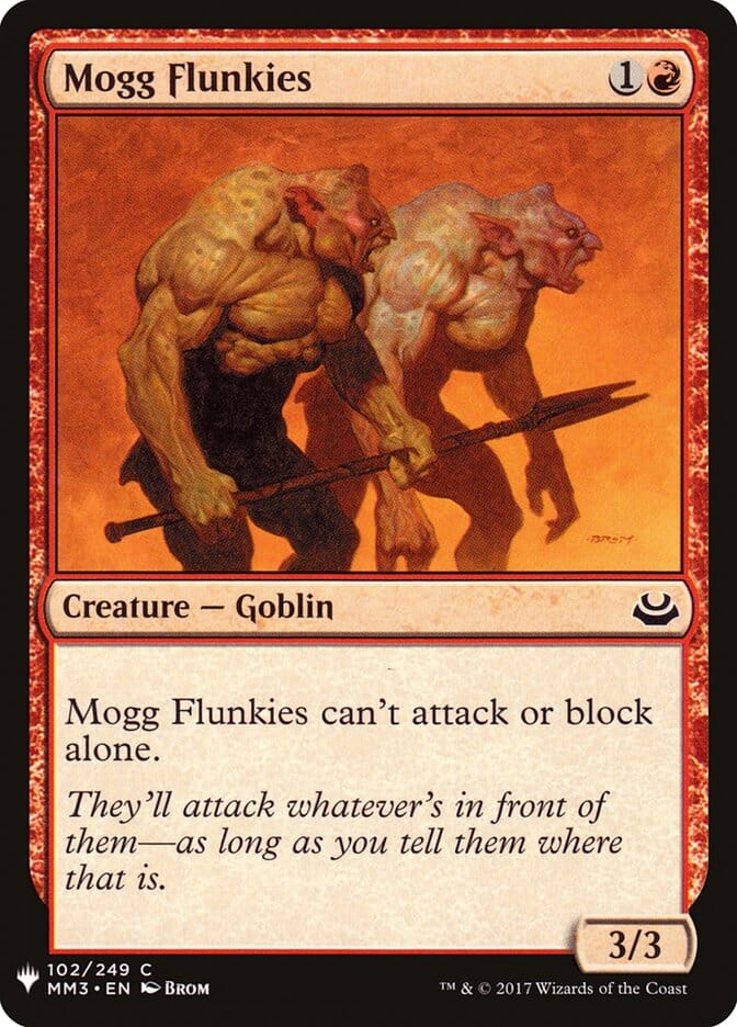 Mogg Flunkies [Mystery Booster] MTG Single Magic: The Gathering  | Multizone: Comics And Games