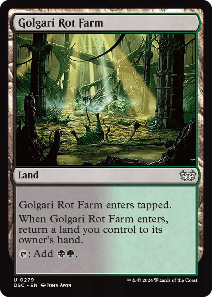 Golgari Rot Farm [Duskmourn: House of Horror Commander] MTG Single Magic: The Gathering  | Multizone: Comics And Games