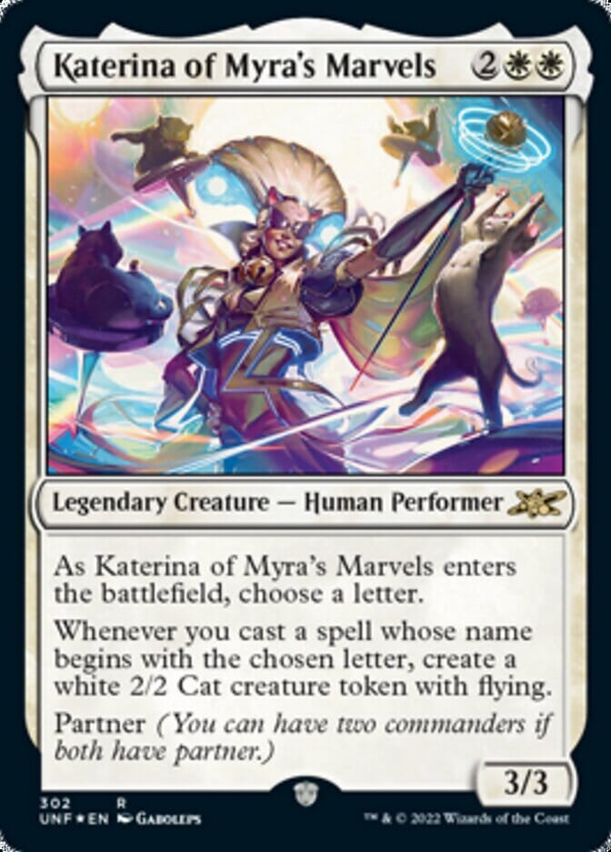 Katerina of Myra's Marvels (Galaxy Foil) [Unfinity] MTG Single Magic: The Gathering  | Multizone: Comics And Games