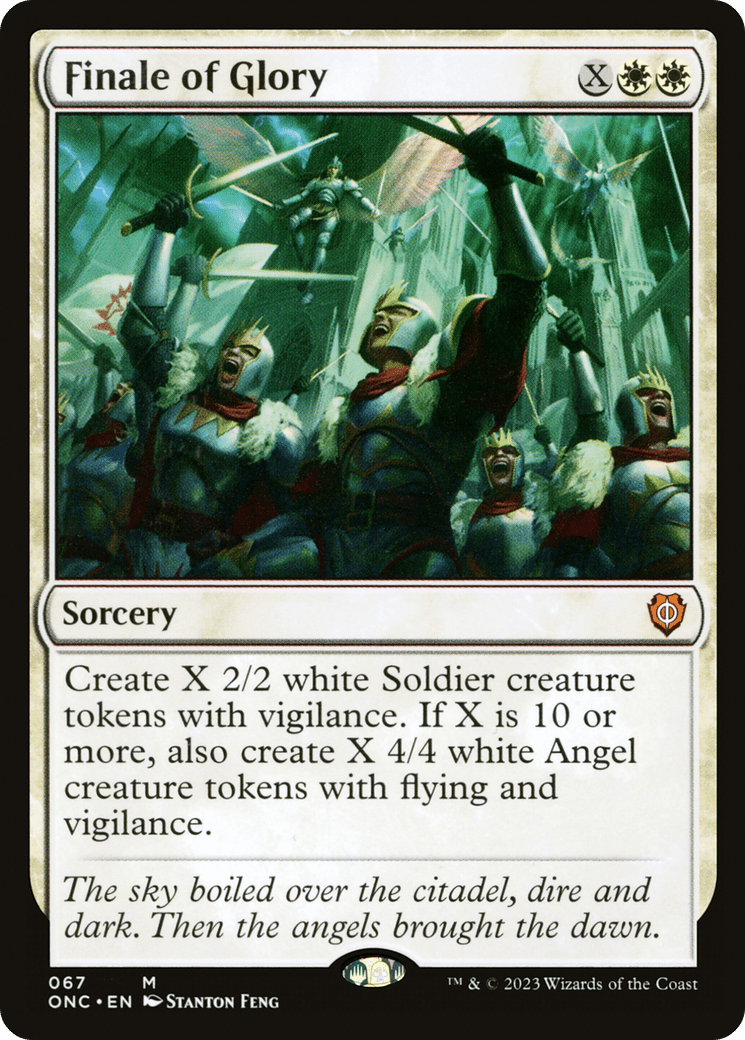 Finale of Glory [Phyrexia: All Will Be One Commander] MTG Single Magic: The Gathering  | Multizone: Comics And Games