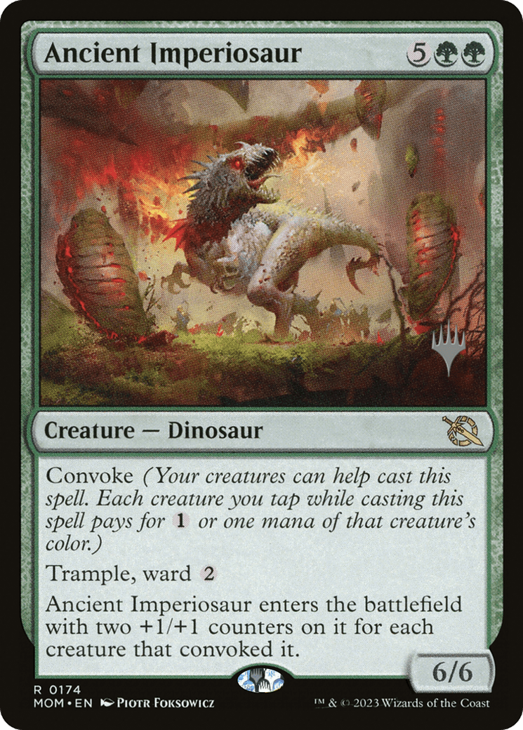Ancient Imperiosaur (Promo Pack) [March of the Machine Promos] MTG Single Magic: The Gathering  | Multizone: Comics And Games