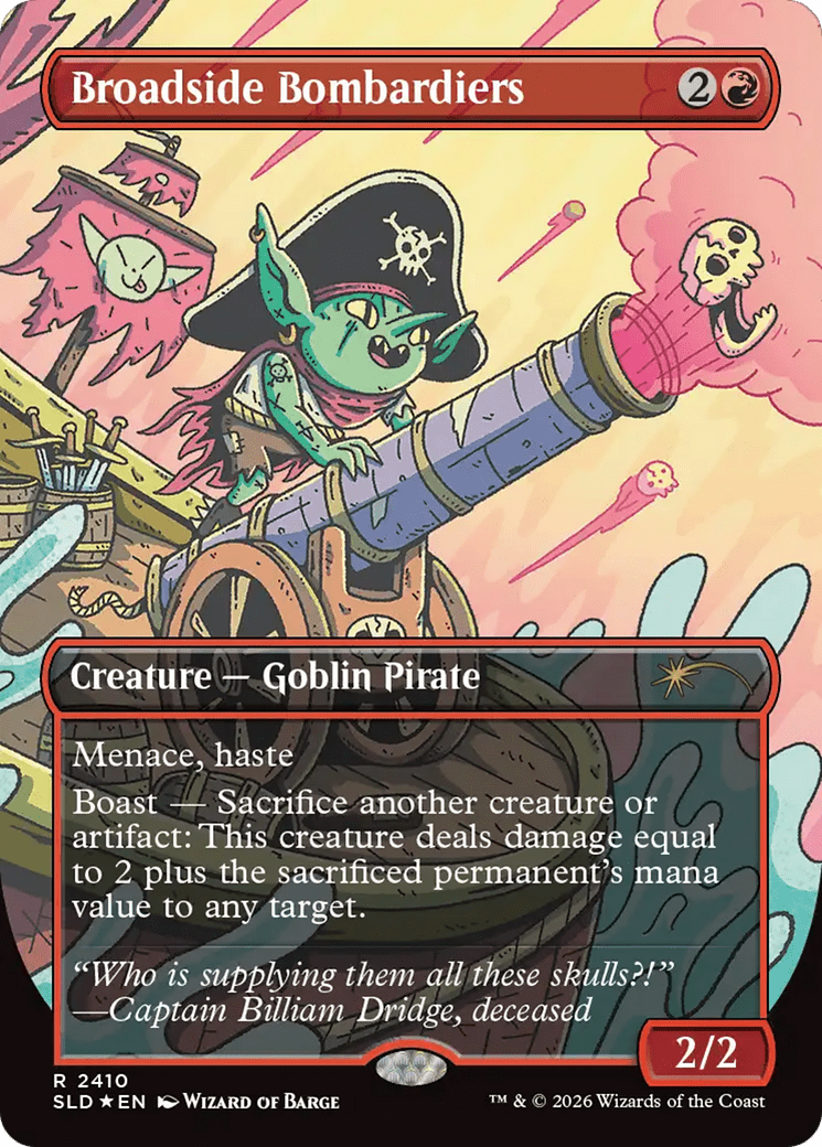 Broadside Bombardiers [Secret Lair Drop Series] MTG Single Magic: The Gathering  | Multizone: Comics And Games