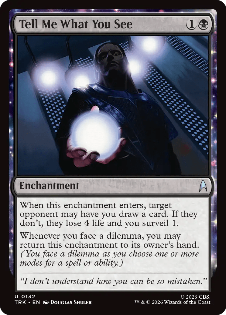 Tell Me What You See [Star Trek] MTG Single Magic: The Gathering  | Multizone: Comics And Games