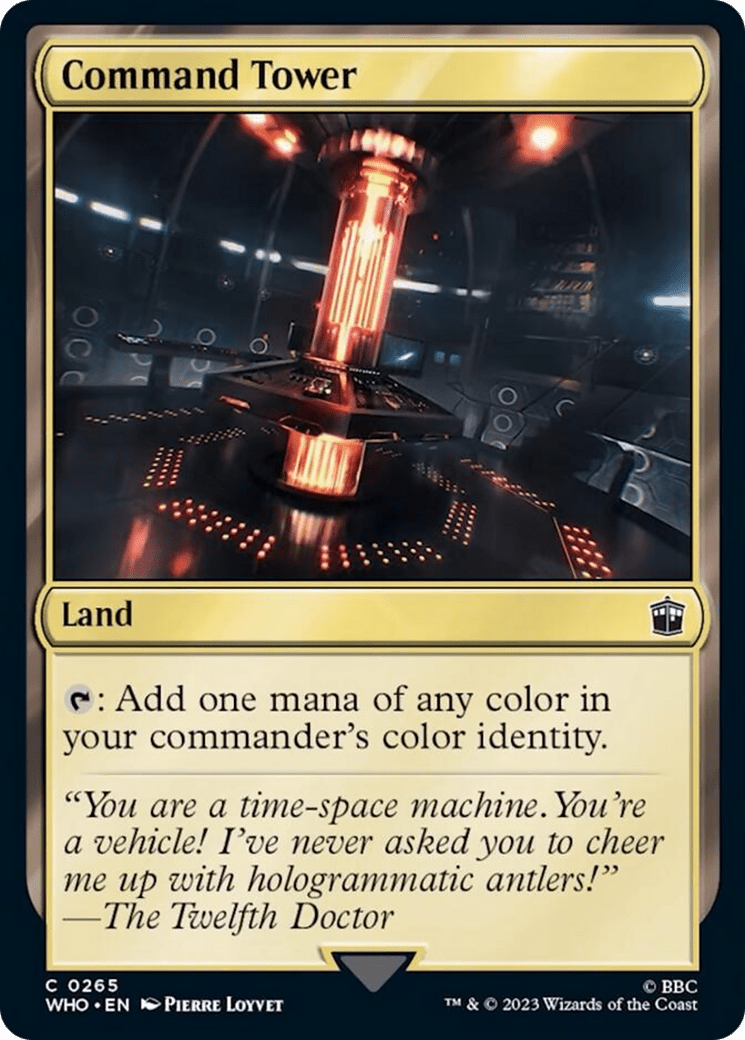 Command Tower (0265) [Doctor Who] MTG Single Magic: The Gathering  | Multizone: Comics And Games