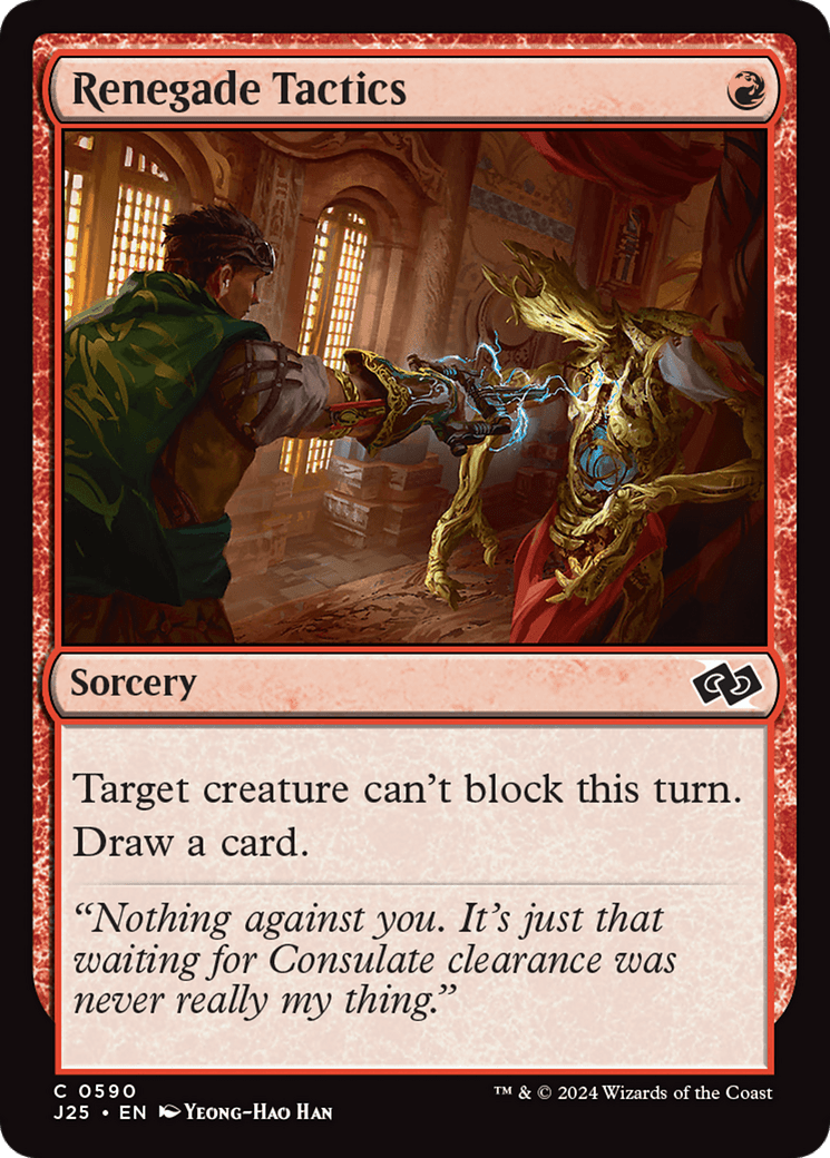 Renegade Tactics [Foundations Jumpstart] MTG Single Magic: The Gathering  | Multizone: Comics And Games